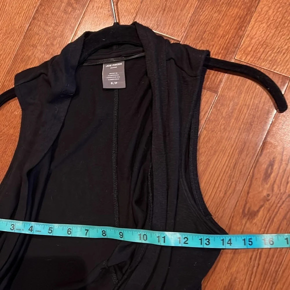 Joe fresh flowy open sleeve less cardigan Sz  S - Picture 7 of 10